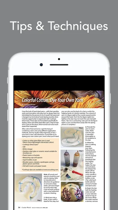 ภาพหน้าจอของ Crochet World