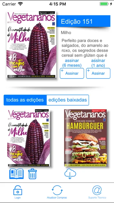 Tangkapan skrin Revista dos Vegetarianos Br