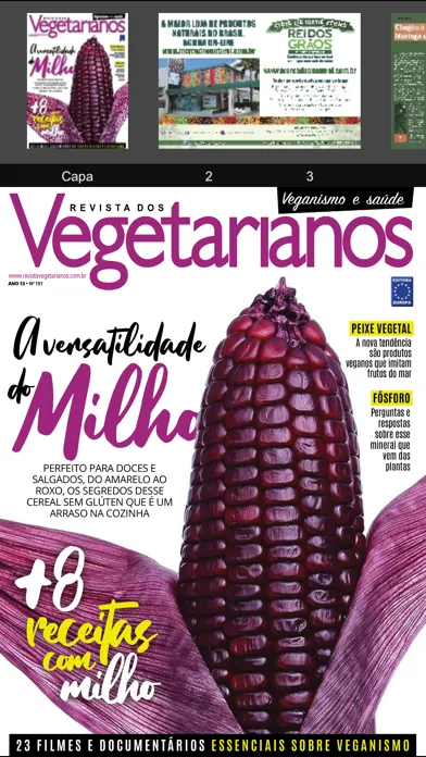 Tangkapan skrin Revista dos Vegetarianos Br
