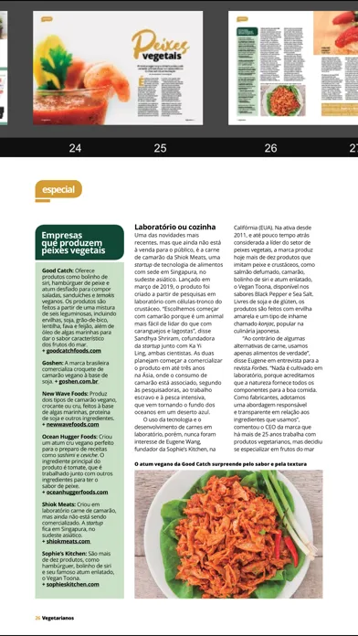 Tangkapan skrin Revista dos Vegetarianos Br