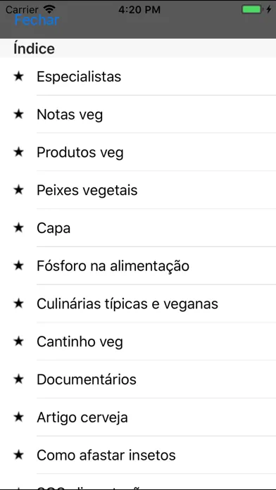 Tangkapan skrin Revista dos Vegetarianos Br