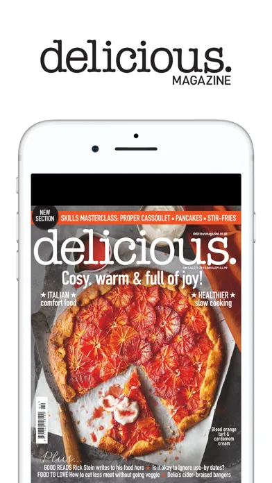 Zrzuty ekranu delicious. magazine UK