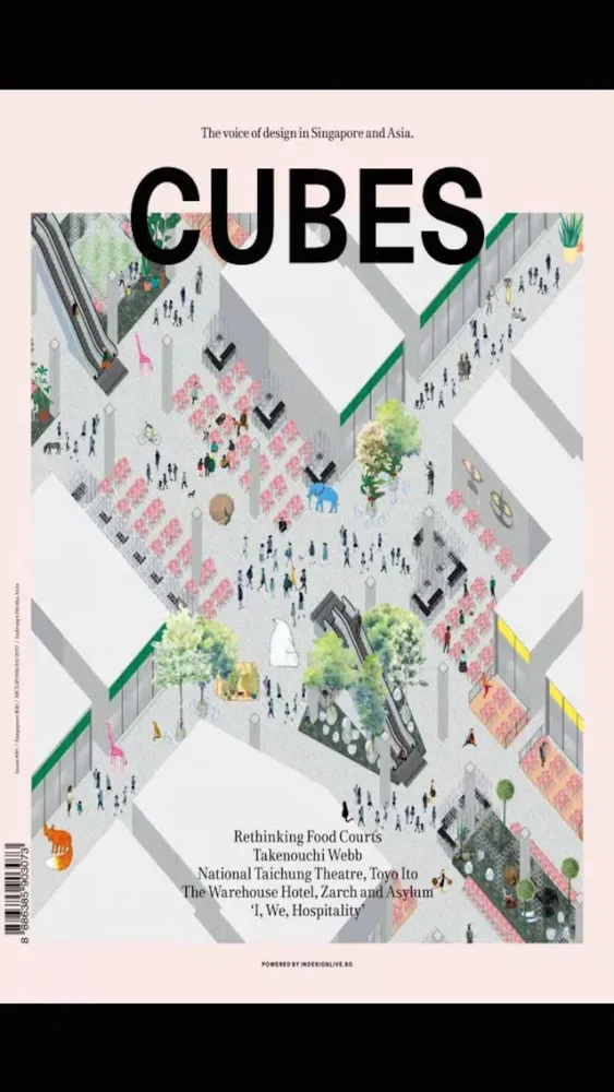 Tangkapan skrin Cubes Magazine