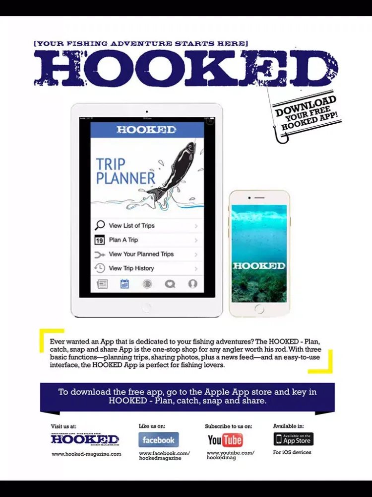 Capturas de pantalla de HOOKED Magazine iPad 