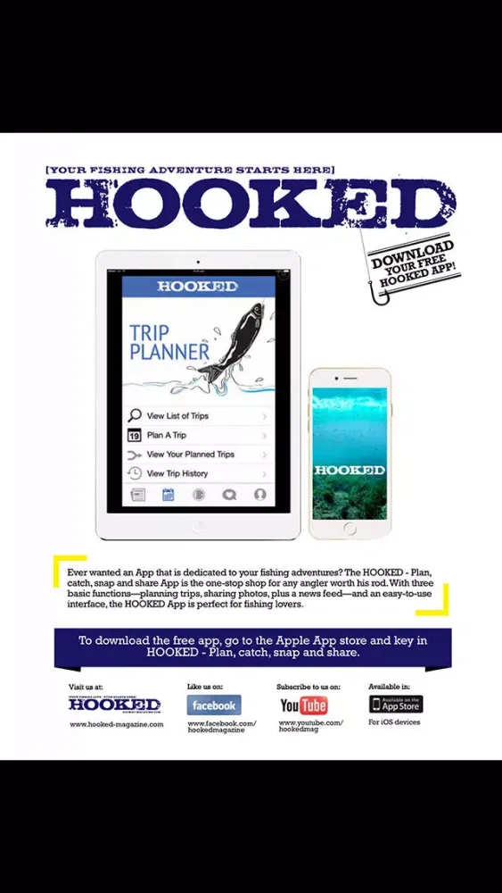 Capturas de pantalla de HOOKED Magazine