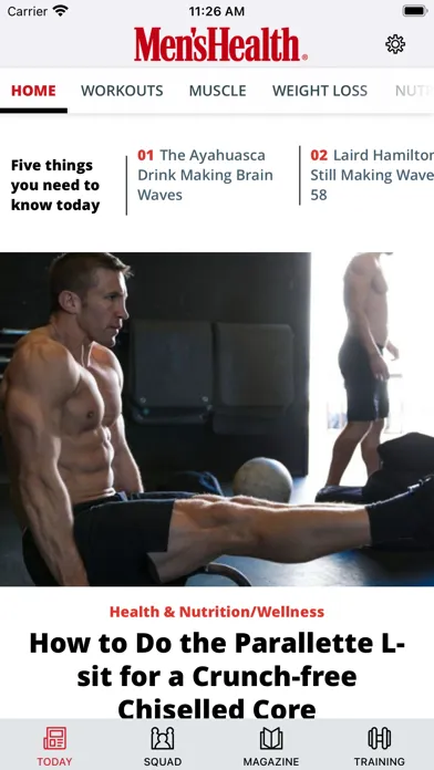 Скриншоты Men's Health UK