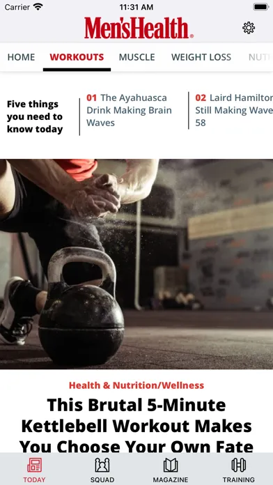 Скриншоты Men's Health UK