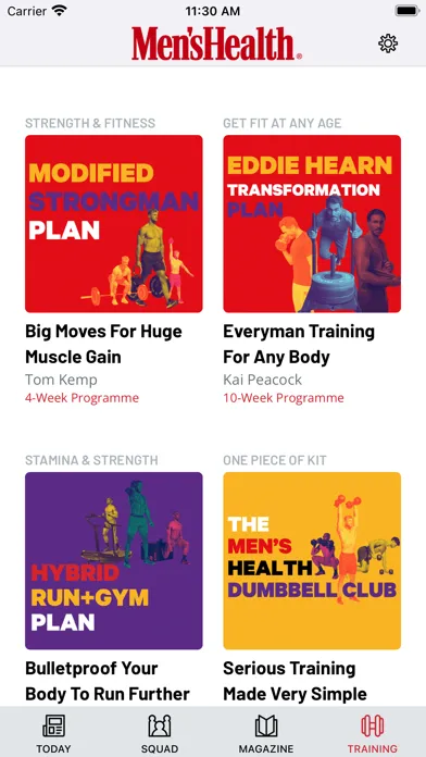 Скриншоты Men's Health UK