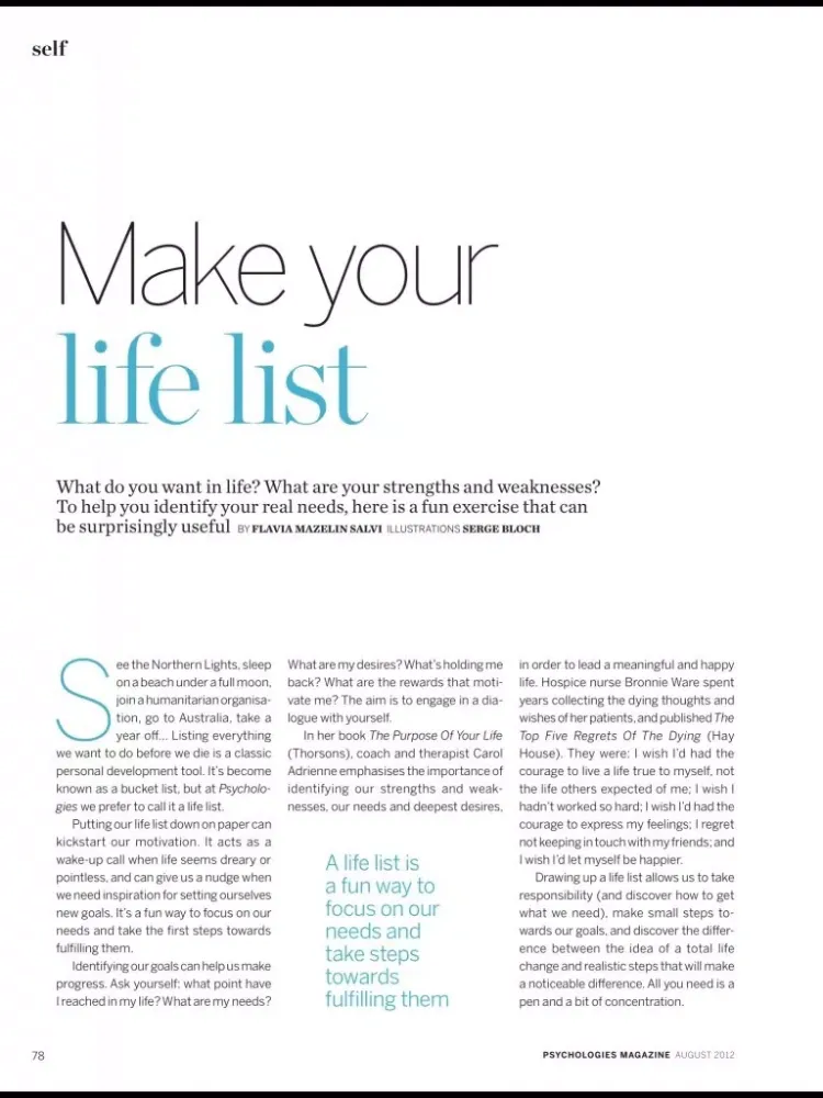 Capturas de pantalla de Psychologies Magazine UK iPad 