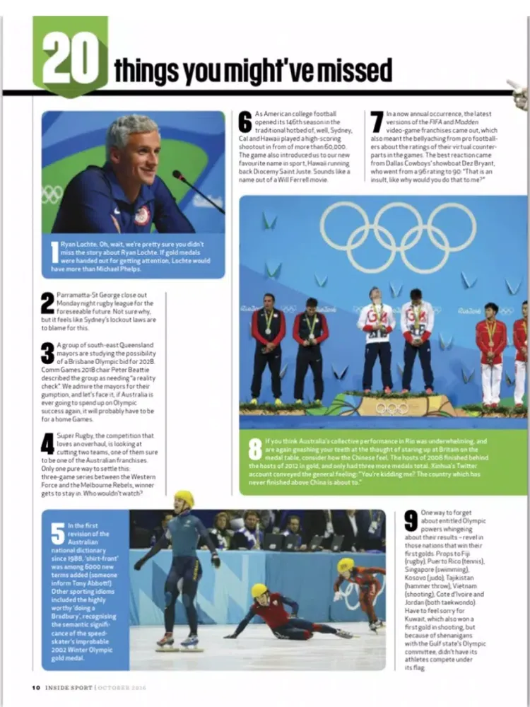 Inside Sport iPad 應用截圖