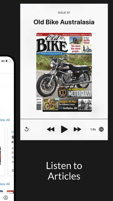 Capturas de tela do Old Bike Australasia