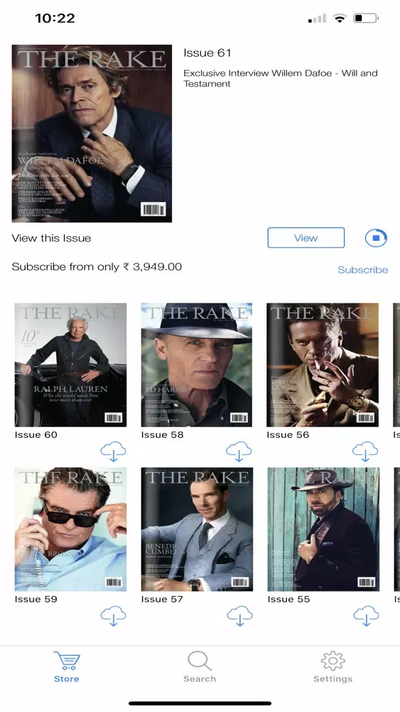 Tangkapan layar The Rake Magazine