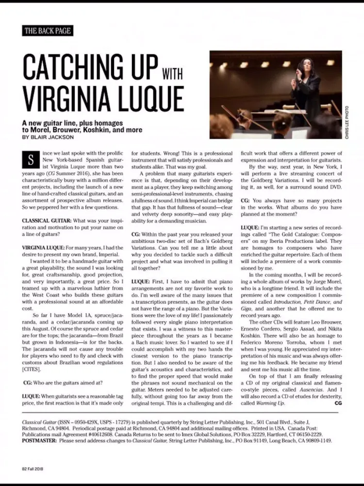 Capturas de tela do Classical Guitar Magazine iPad 