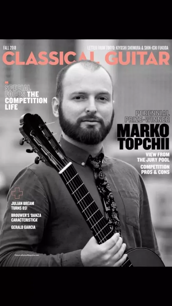 Capturas de tela do Classical Guitar Magazine