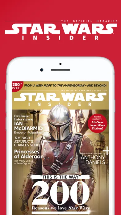 Capturas de pantalla de Star Wars Insider