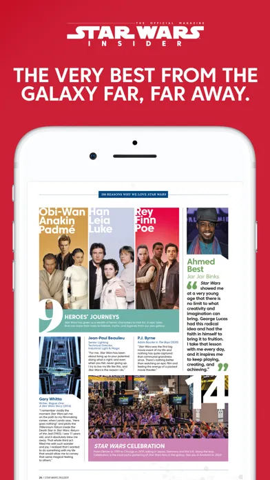 Capturas de pantalla de Star Wars Insider