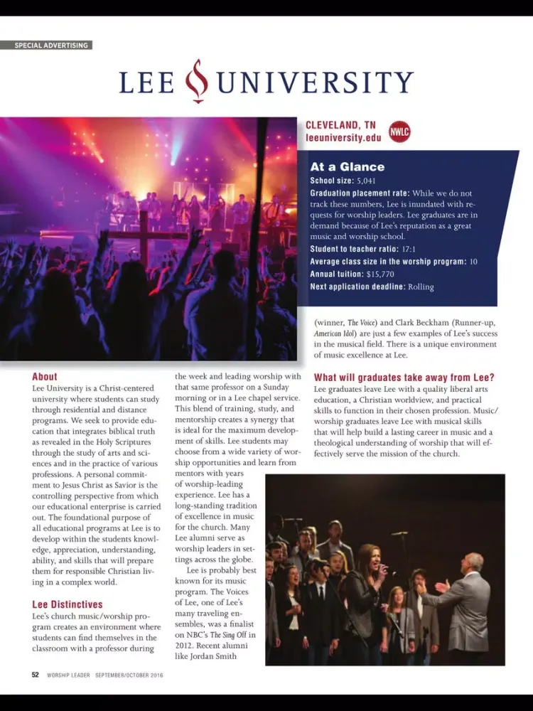 Screenshot di Worship Leader Magazine iPad 