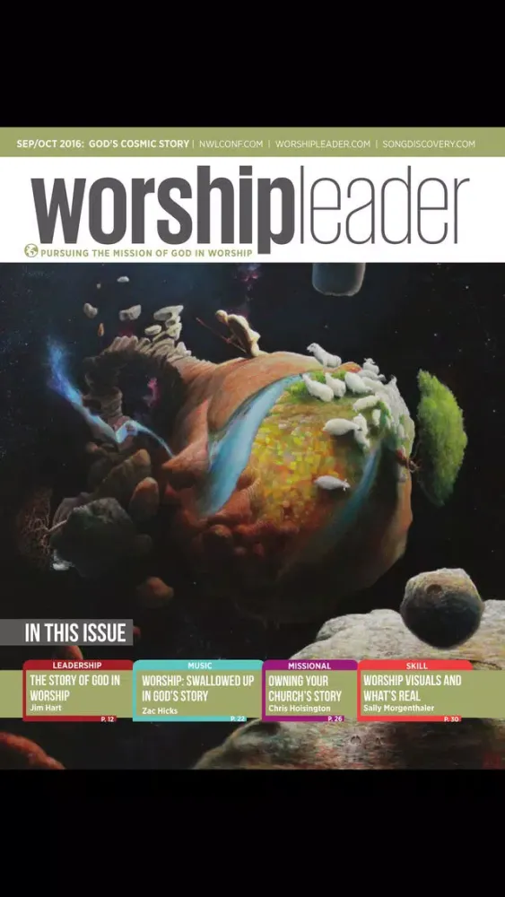 Screenshot di Worship Leader Magazine