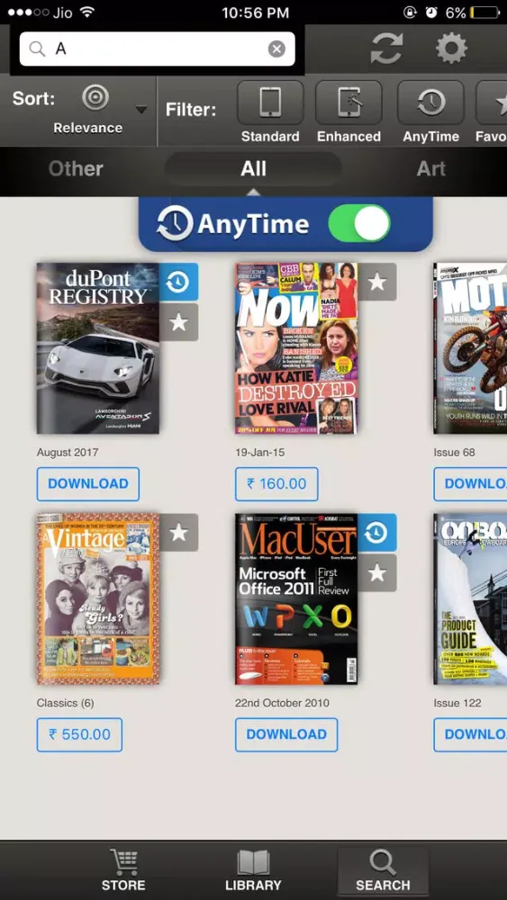 Readr - 10K Magazine Newsstand স্ক্রিনশট