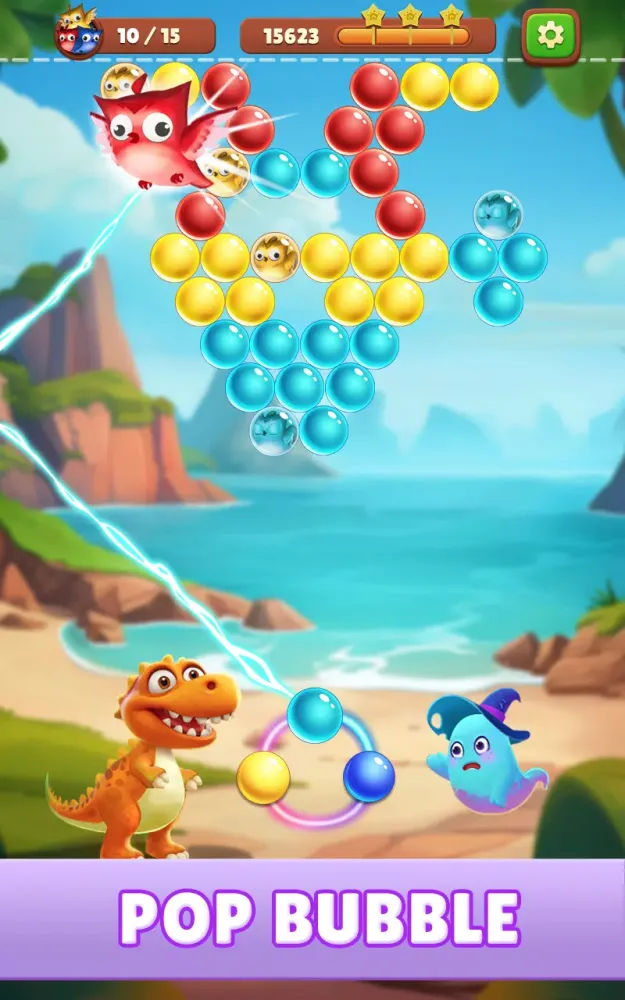 Ảnh chụp màn hình của Bubble Shooter - Dino Match