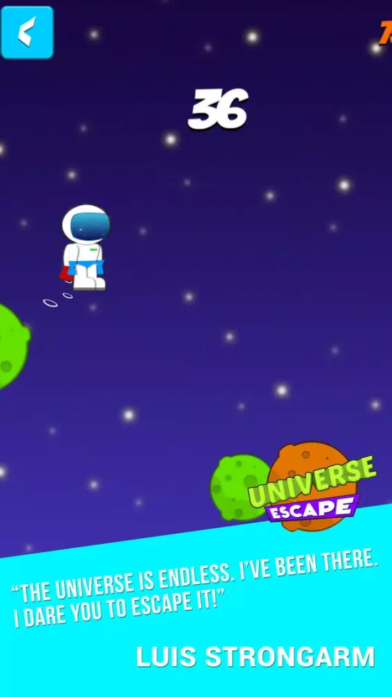 Capturas de pantalla de Universe Escape