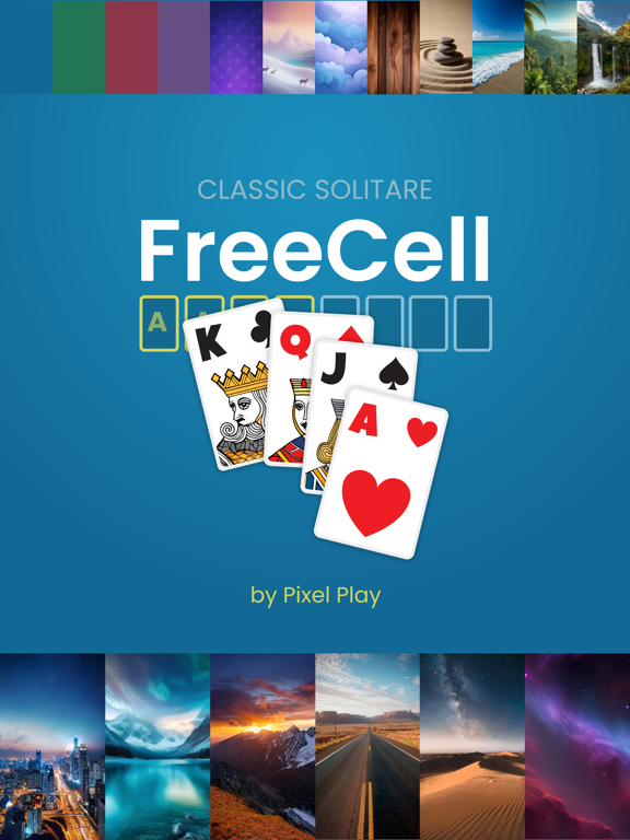 FreeCell by Pixel Play iPad  Screenshots