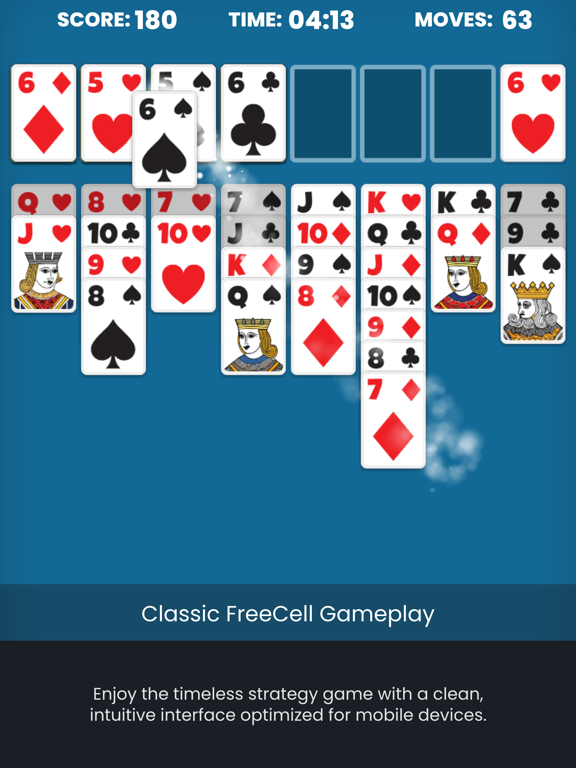 FreeCell by Pixel Play iPad  Screenshots