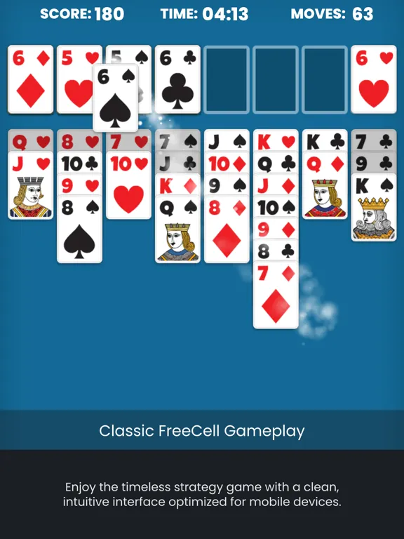 FreeCell by Pixel Play iPad 应用截图