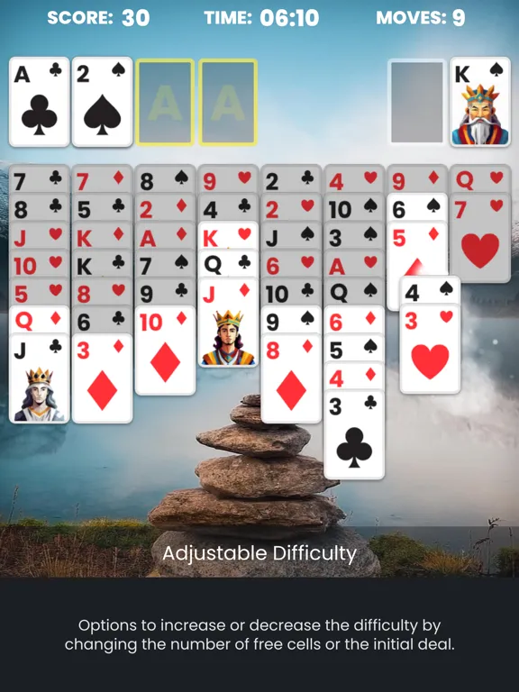 FreeCell by Pixel Play iPad 应用截图