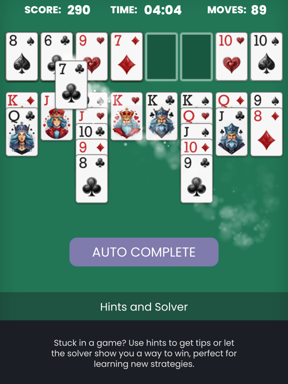 FreeCell by Pixel Play iPad  Screenshots