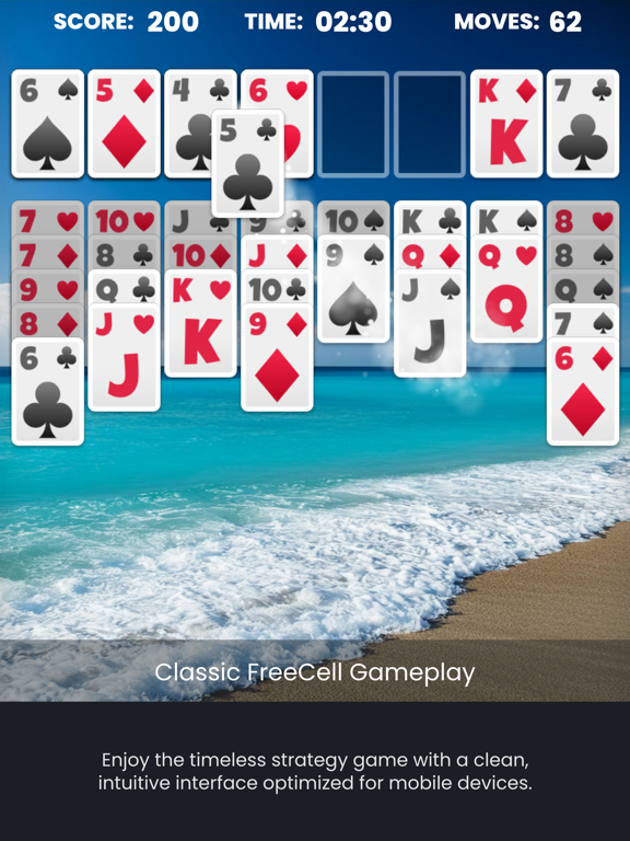 FreeCell by Pixel Play iPad  Screenshots