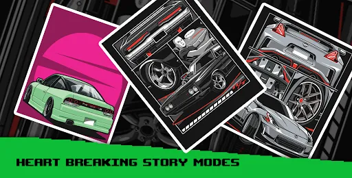 Pixel Car: Reckless Cafe Racer سکرین شاٹس