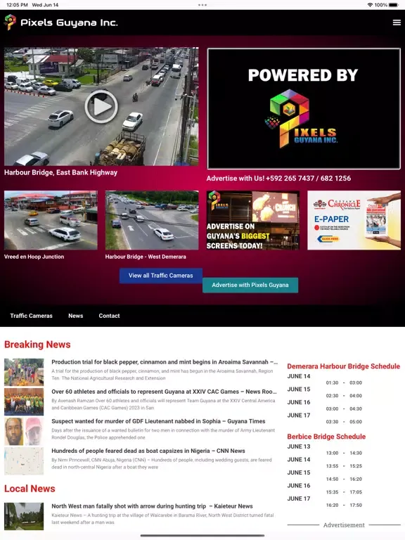 Ảnh chụp màn hình của Pixels Guyana Inc. iPad 
