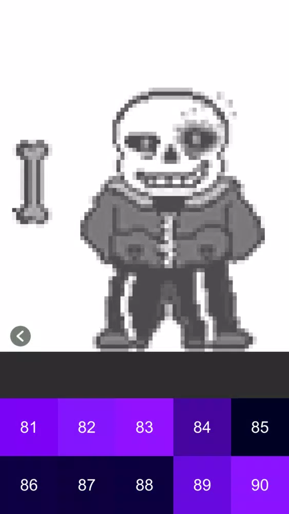 Скриншоты Sans Undertale Coloring Pixel
