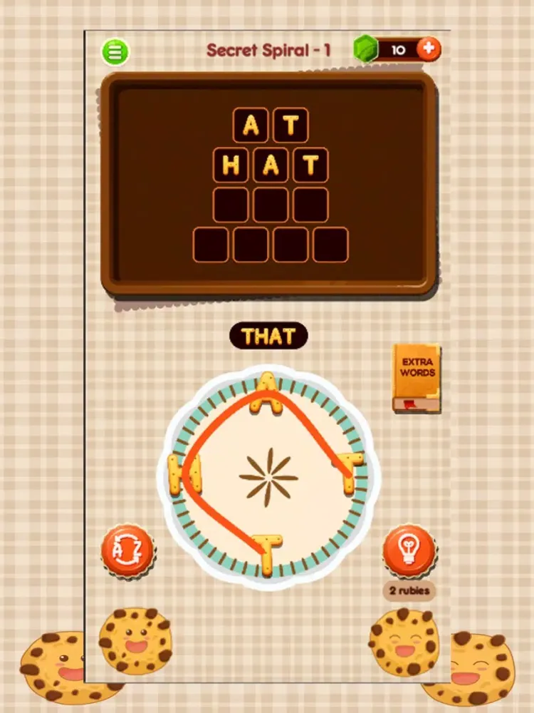Word Search Cookies Connect Puzzle iPad 應用截圖