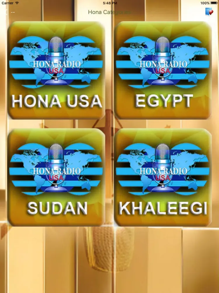 Hona Radio iPad  Ekran Görüntüleri
