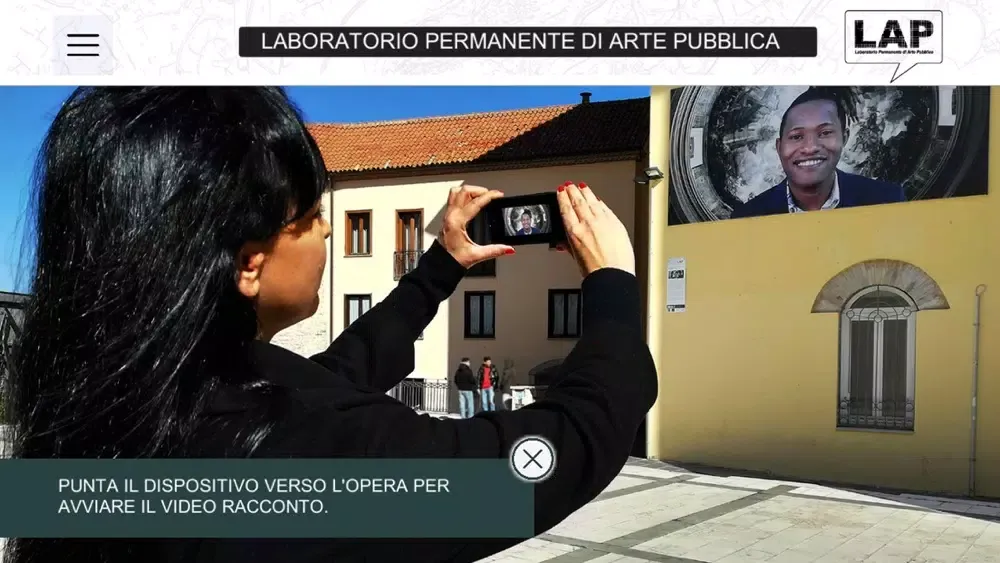 Tangkapan layar LAP Laboratorio Arte Pubblica
