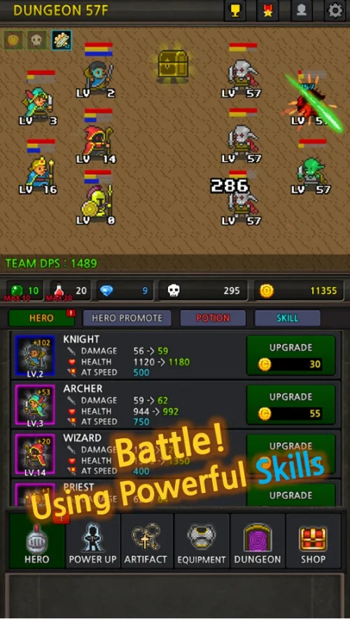 Grow Heroes VIP : Idle Rpg-screenshot-1