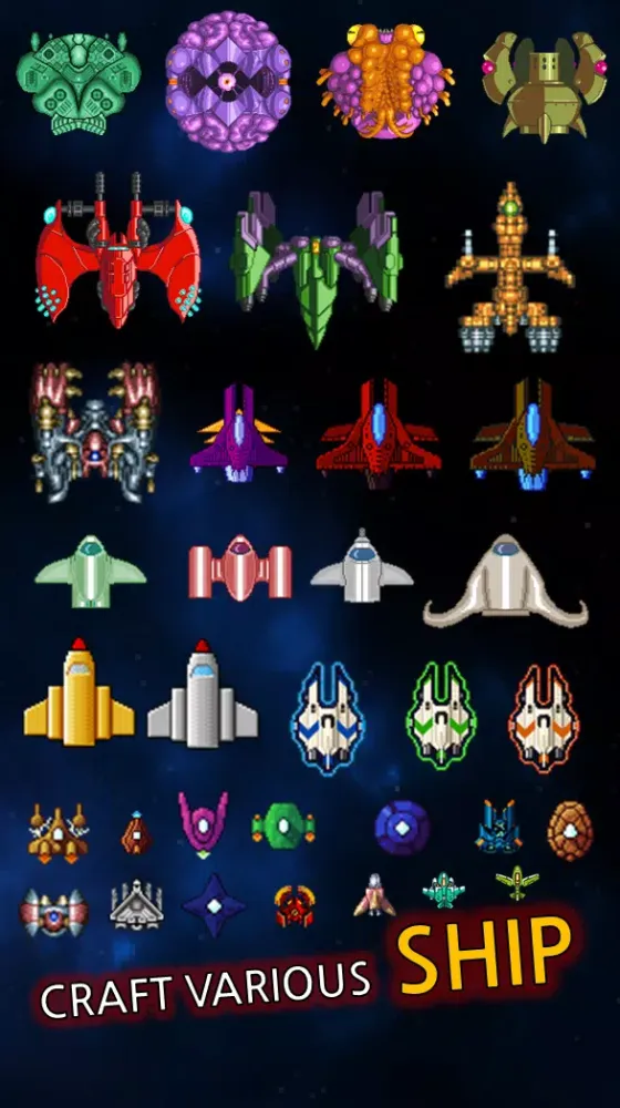 Tangkapan layar Grow Spaceship : Idle Shooting