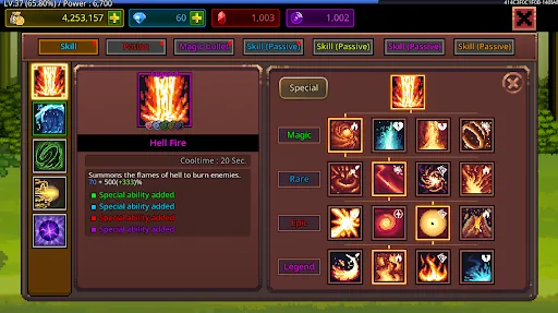 Zrzuty ekranu Grow Magic Master : Idle Rpg