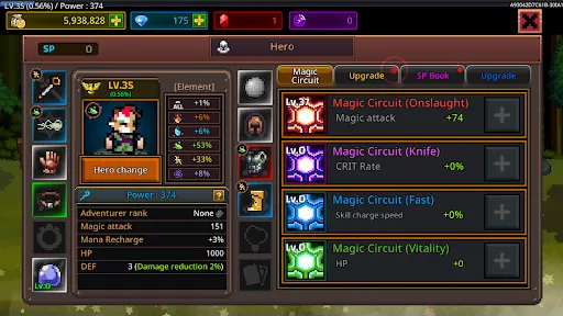 Zrzuty ekranu Grow Magic Master : Idle Rpg