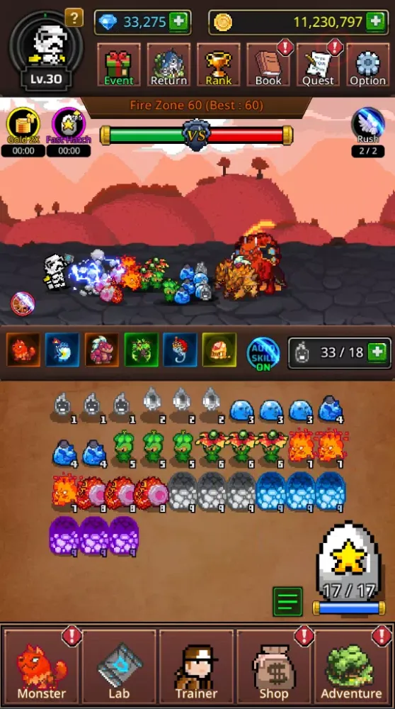 Grow Mergemon Masters : Idle Screenshots