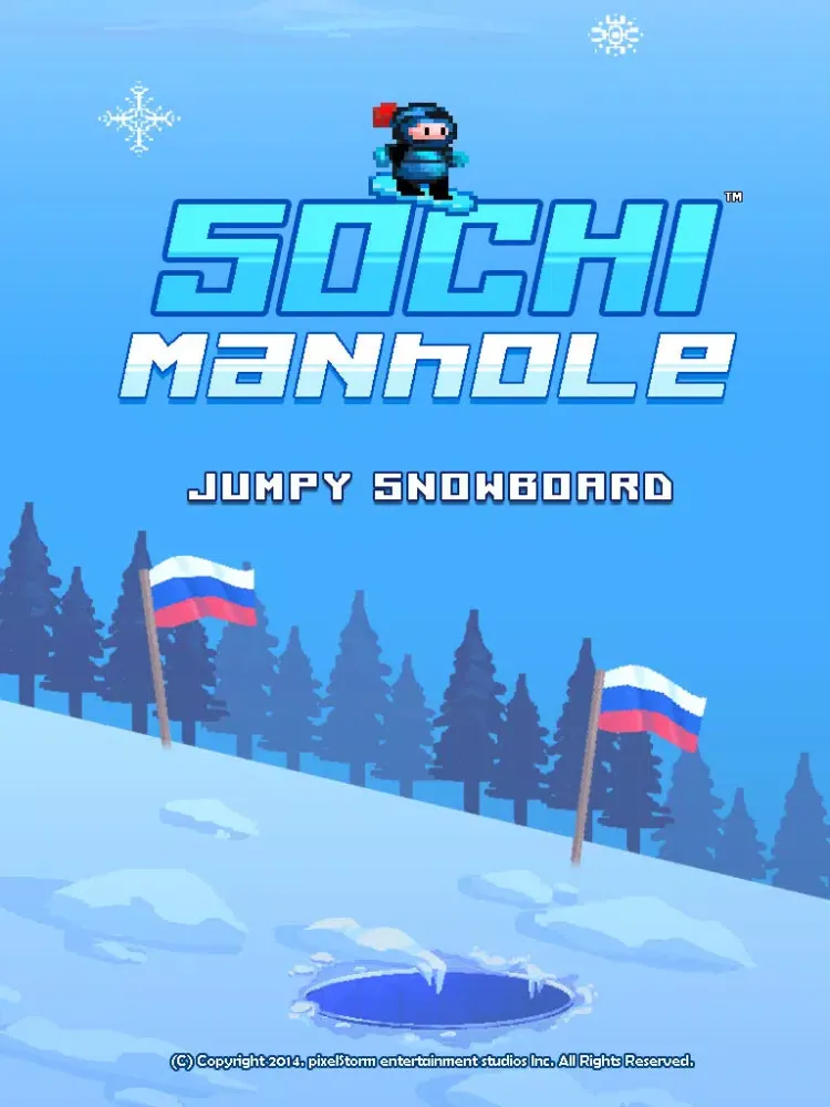 Jumpy Snowboard Sochi Manhole iPad  স্ক্রিনশট