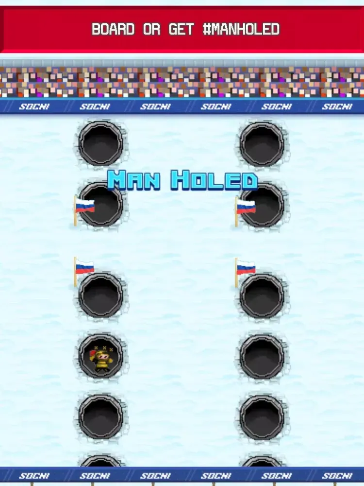 Jumpy Snowboard Sochi Manhole iPad  স্ক্রিনশট