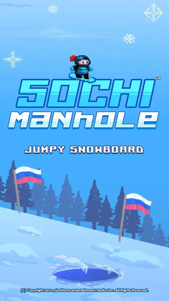 Jumpy Snowboard Sochi Manhole স্ক্রিনশট