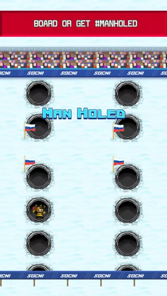 Jumpy Snowboard Sochi Manhole স্ক্রিনশট