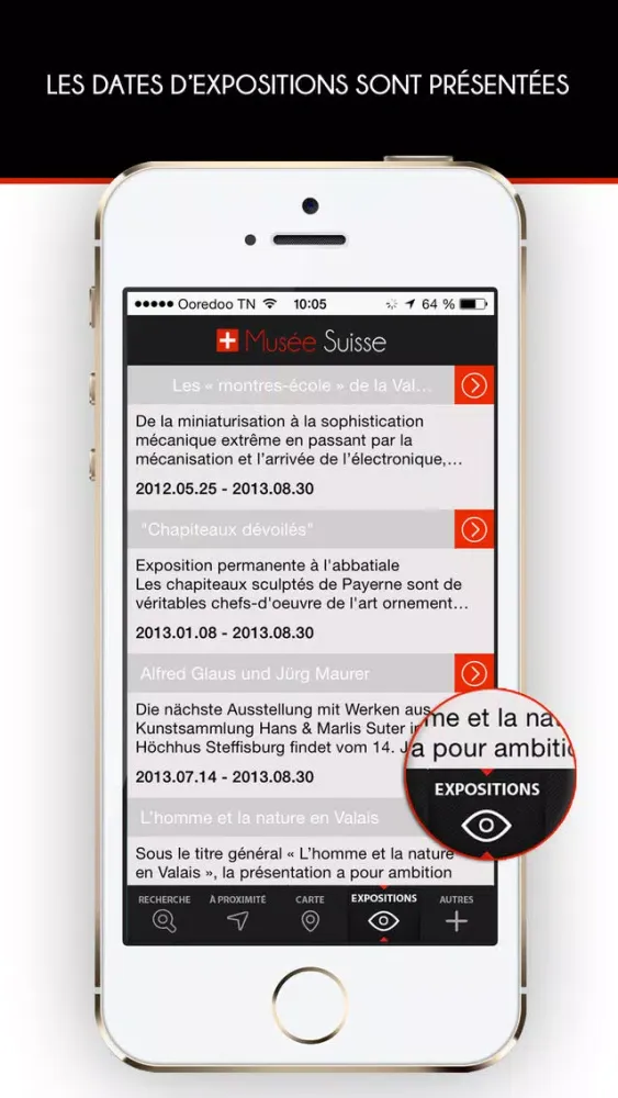 Musée Suisse - Museums Guide in Switzerland Screenshots