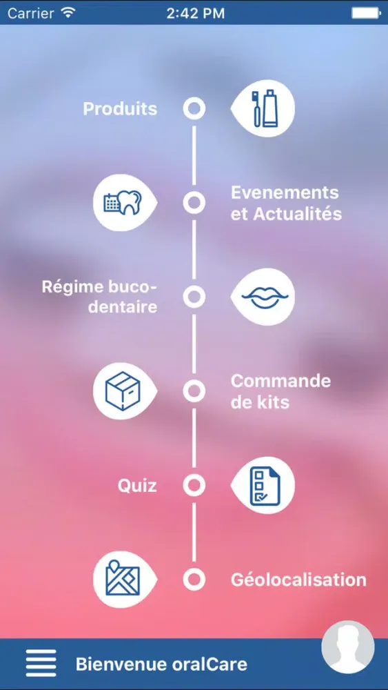 Capturas de tela do Coach Oral Care
