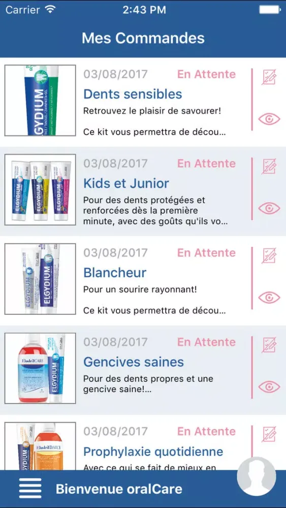 Capturas de tela do Coach Oral Care