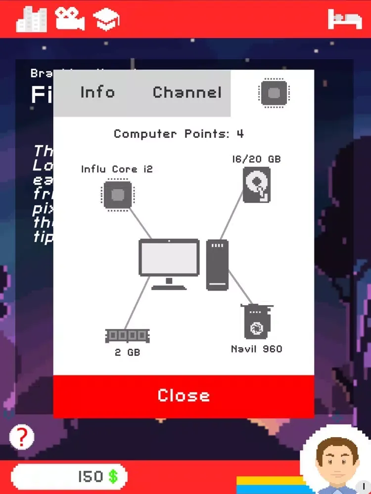 Tangkapan skrin Pixel Tube Life iPad 